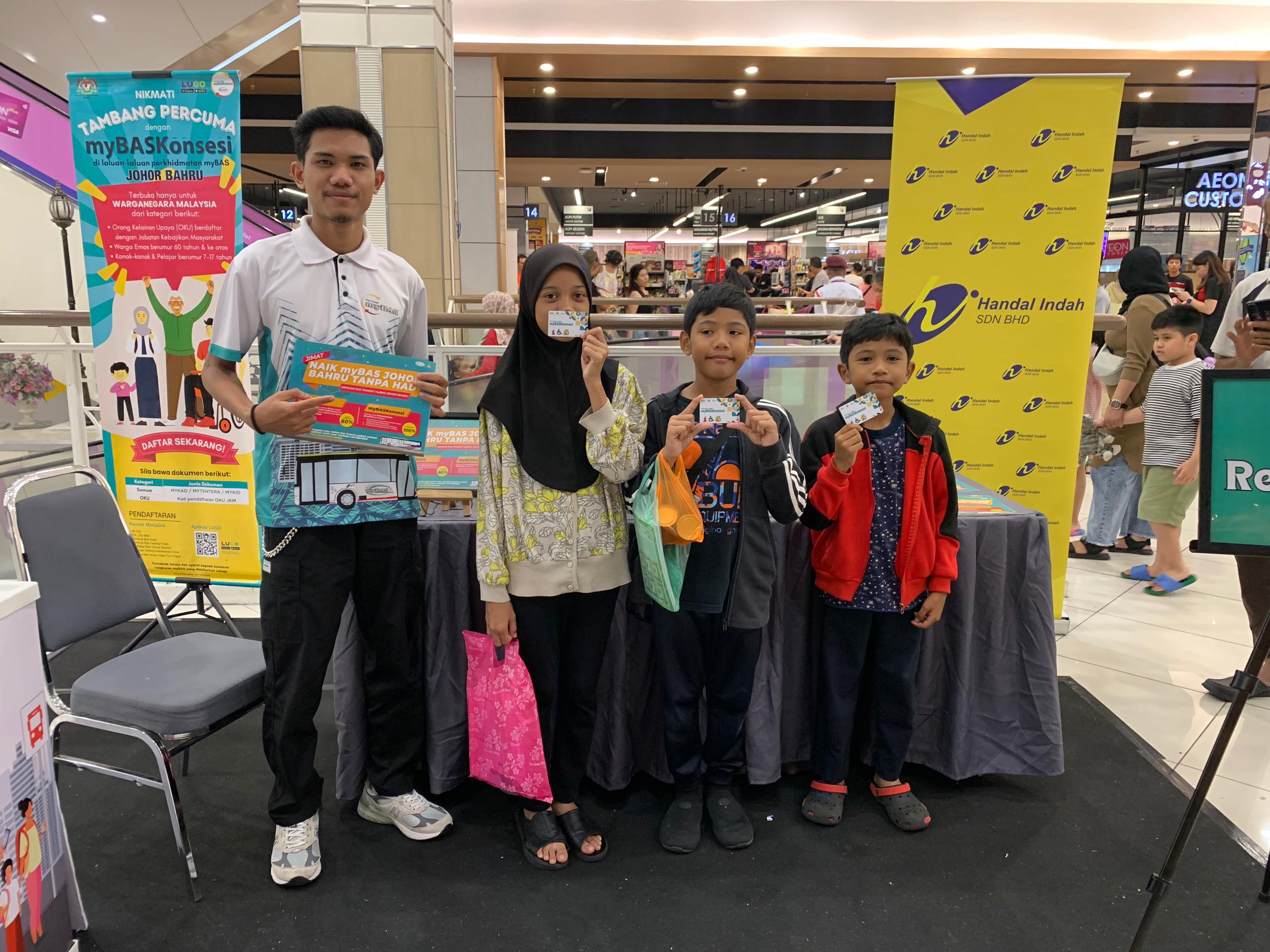 myBAS Johor Bahru Opens myBASKonsesi Registration at AEON Tebrau City Shopping Mall