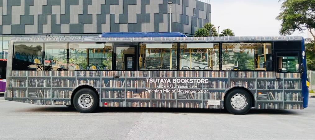 Tsutaya Bookstore Wrap Causeway Link Cross Border Buses