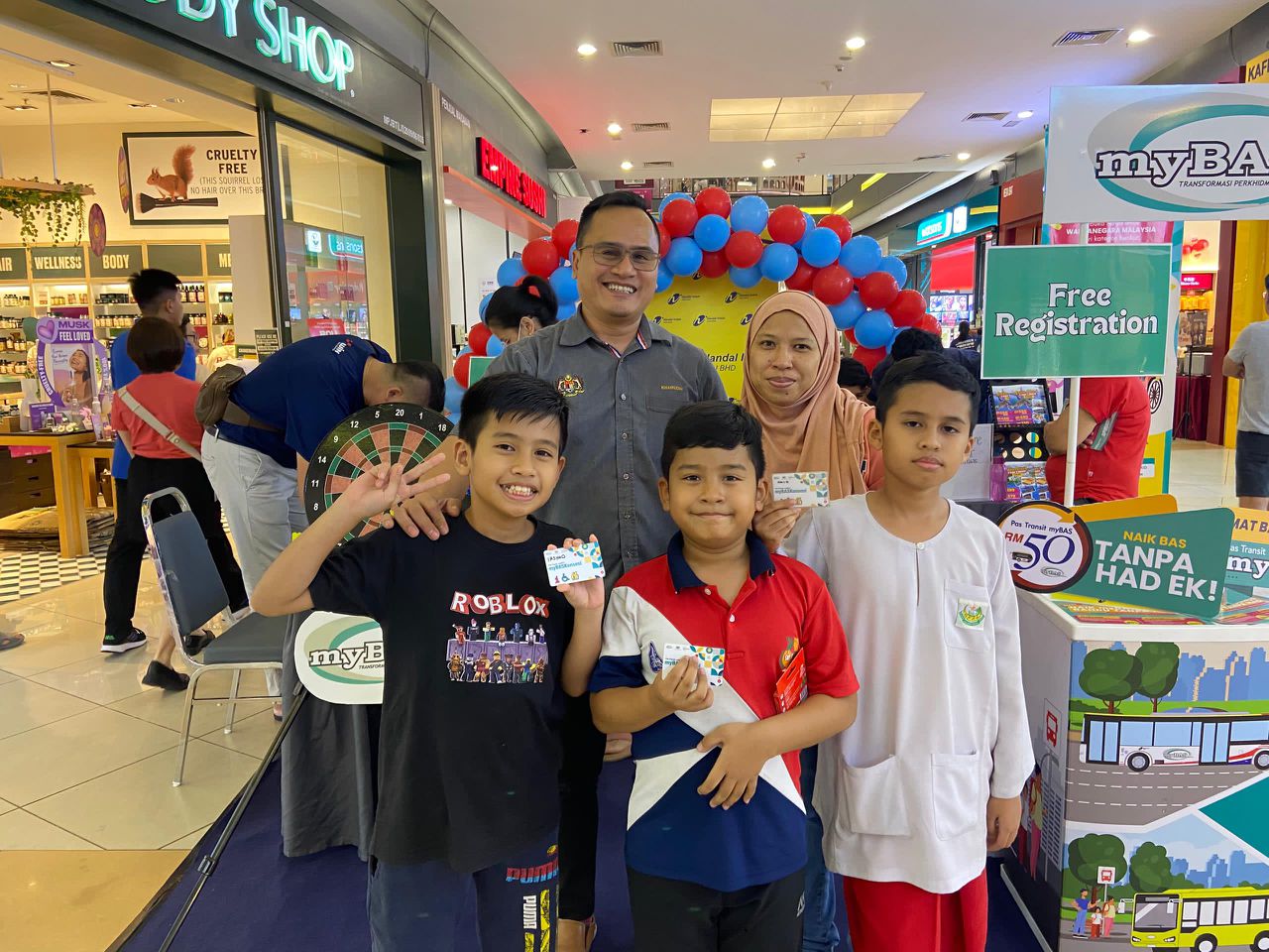 myBAS Johor Bahru Opens Registration Counter for myBASKonsesi and myBAS50 at AEON Bukit Indah