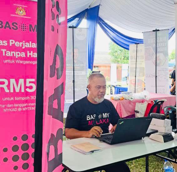 BAS.MY Melaka Connects with the Community at Program Wakil Rakyat Untuk Rakyat in Kuala Linggi