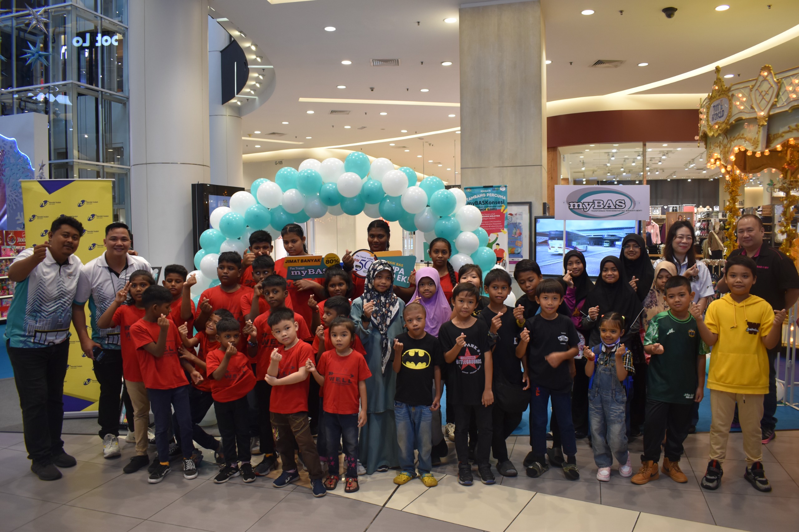 Handal Indah Sdn Bhd Launches "Bringing Smile to Life with myBAS Johor Bahru" Campaign at AEON Tebrau City Mall