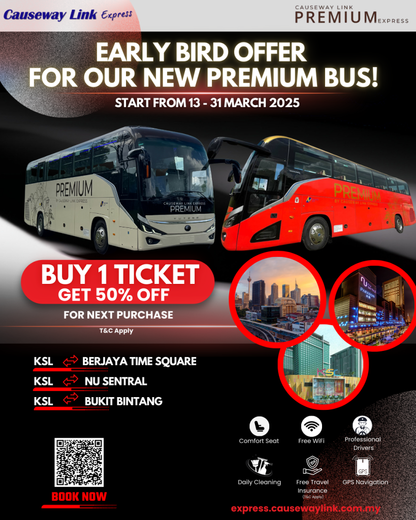 Causeway Link Express Premium Early Bird Offer